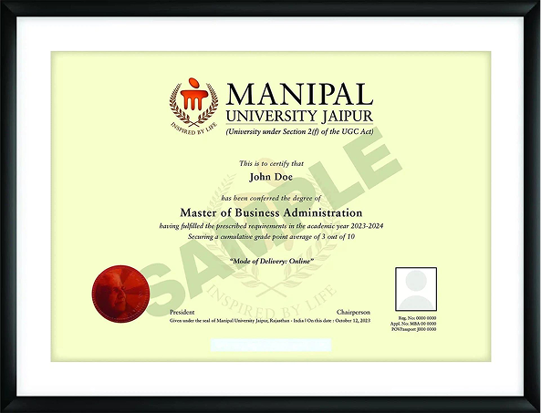 Prestigious Degree Certificate