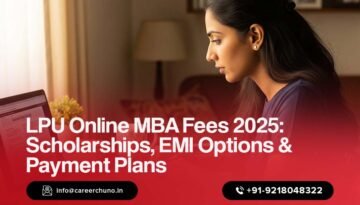 LPU Online MBA Fees