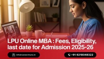 LPU Online MBA Fees
